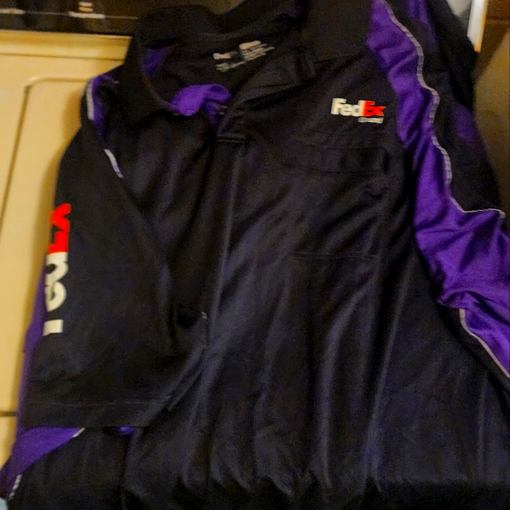 FedEx polo shirt